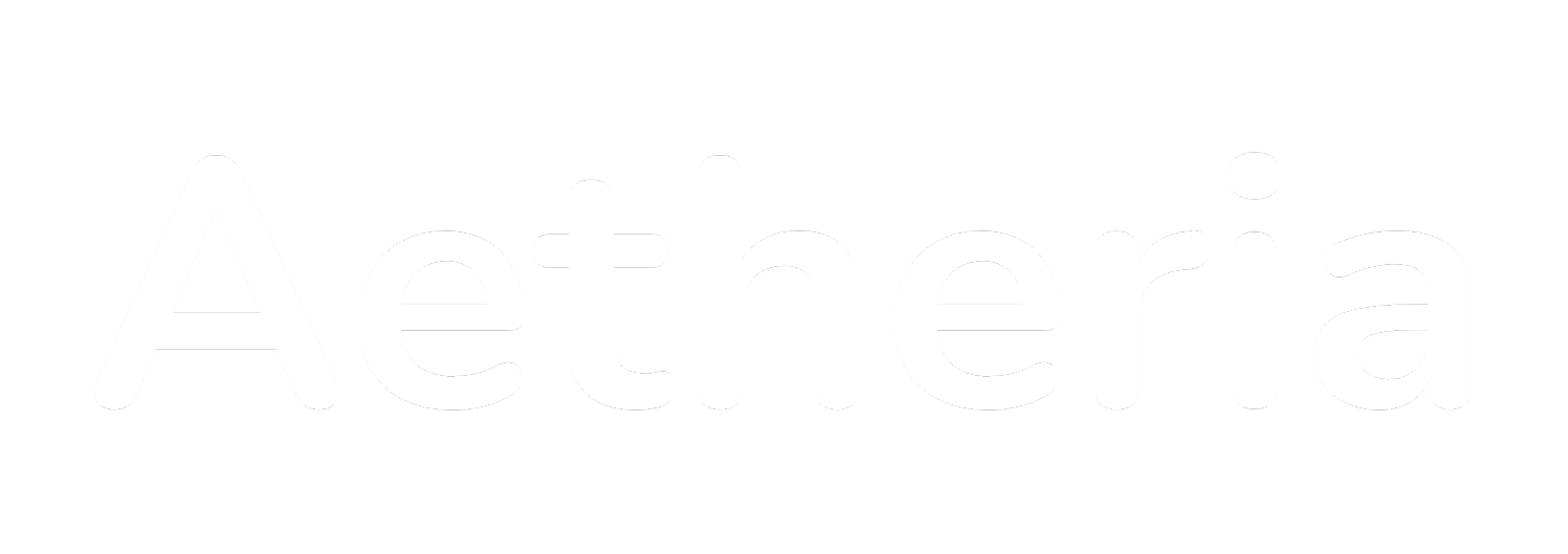 Logo aetheria bianco